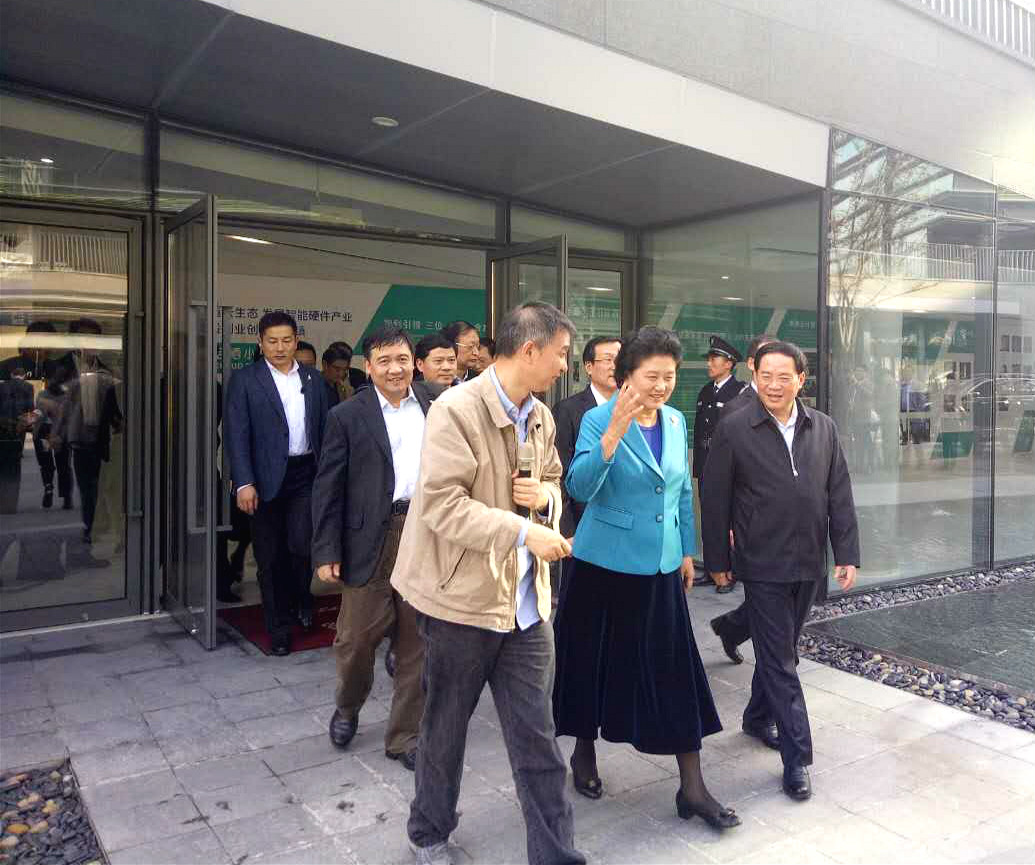 国务院副总理刘延东莅临凤凰创意大厦考察调研